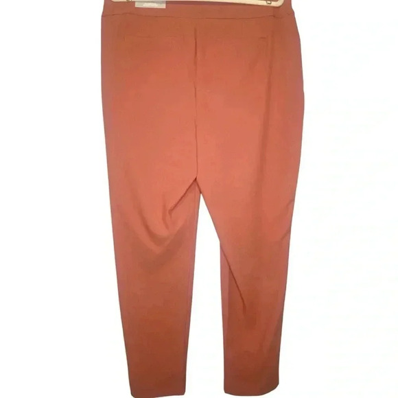Chico's So Slimming Textured Desert Coral Slim Leg Pant / Size 3T - US Size 16T - Picture 3 of 10